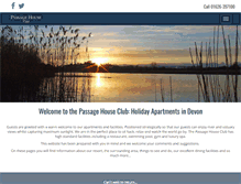 Tablet Screenshot of passagehouseclub.com